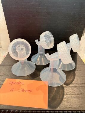 Spectra Breast Shield Flange  24 mm  - Clear bundle of 4